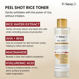 Sassy Peel Shot Glow Rice Toner