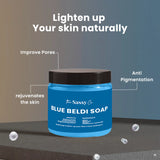 Moroccan Blue Beldi Soap - Deep Exfoliating & Moisturizing Hammam Ritual