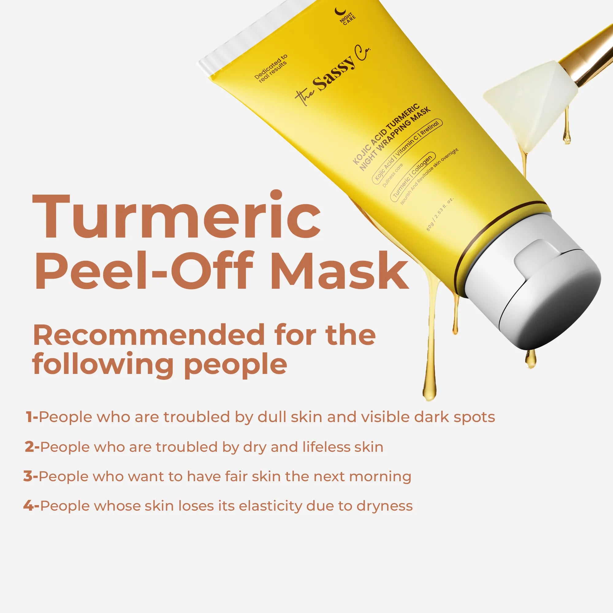 Turmeric and Kojic Acid Night Wrap Mask